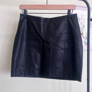 Free People Faux Leather Mini
